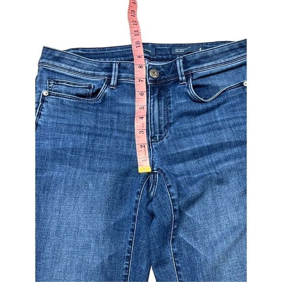 J. Jill Denim Womens Authentic Fit Slim Ankle Jeans Blue Denim Medium Wash Sz 4 - Picture 6 of 7